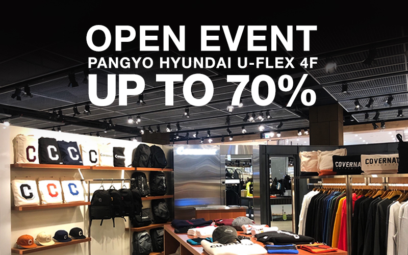 COVERNAT PANGYO HYUNDAI U-FLEX  EVENT HALL OPEN  UP TO 70% SALE!